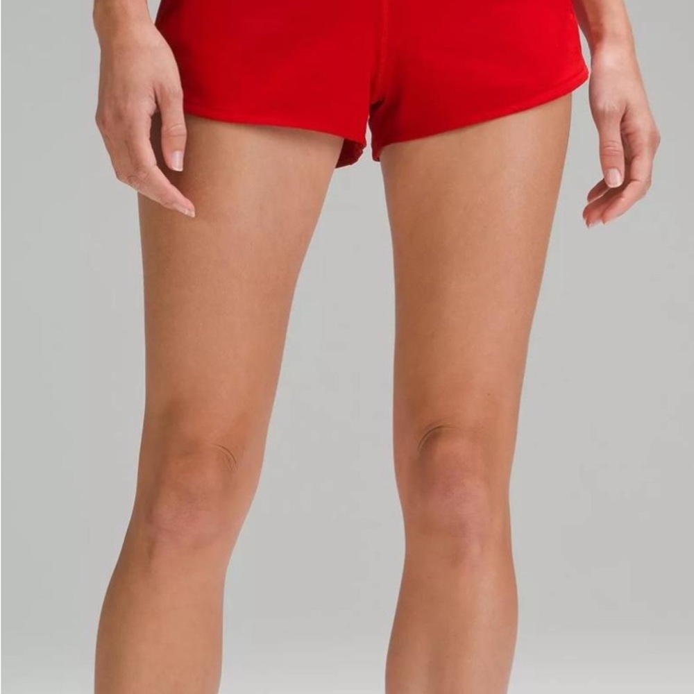 Red Lululemon Shorts